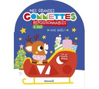 Mes grandes gommettes repositionnables Vive Noël !