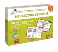 Mes leçons de math CP CE1 CE2: Avec 40 cartes leçons, 10 cartes jeux, 1 livret explicatif