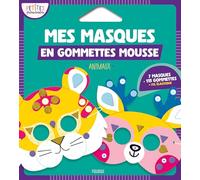 Mes masques en gommettes mousse
