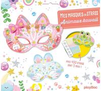Mes masques en strass Animaux Kawaii: Avec 400 strass dont 5 maxi !