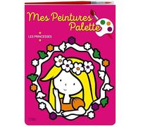 Mes peintures palette : Les princesses - Dès 3 ans: Les princesses, avec un pinceau