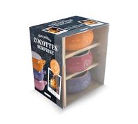 Mes petites cocottes surprise: Coffret avec 3 cocottes et 1 livret de recettes