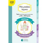 Mes petites leçons français et mathématiques CE1