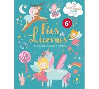 Mes planches d'artiste à colorier - fées et licornes