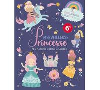 Mes planches d'artiste à colorier - merveilleuse princesse