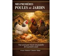 Mes premières poules au jardin: Le guide des poules pondeuses pour les débutants