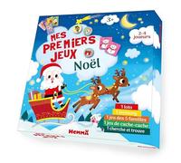 Mes premiers jeux - Noël - 1 loto, 1 memory, 1 jeu des 5 familles, 1 jeu de cache-cache, 1 cherche et trouve