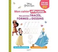 Mes premiers tracés, formes et dessins Disney Princesses: Maternelle TPS-PS-MS-GS