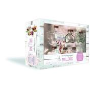 Mes rituels happy magiques Spell Jars: Coffret avec 6 fioles en verre, 1 entonnoir, 1 livret de recettes DIY