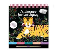 Mes tableaux à gratter des animaux fantastiques: 20 cartes à gratter