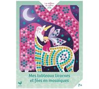 Mes tableaux licornes et fées en mosaïques