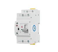 MES1-63NS/2P AC 220V 63A 2 Poles Dual Power Automatic Transfer Switch Electric Switch PC Type Switch Household Rail