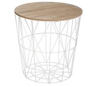 ATMOSPHERA CREATEUR D'INTERIEUR - Tavolino Kumi bianco D40cm
