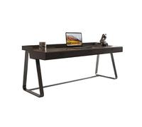Mesa de Escritorio Para Computadora Scrivania leggera e moderna di lusso, in legno massello di noce nera, for la casa, semplice, da studio, scrivania minimalista Scrivania da Studio Per Camera da Lett
