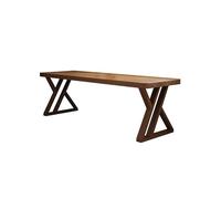 Mesa de Escritorio Para Computadora Scrivania lunga in legno massello Tavolo da studio doppio montato a parete for la casa Scrivania for studenti Scrivania da lavoro Scrivania for computer Scrivania d