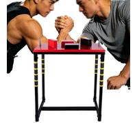 Mesa de Lucha Libre Ajustable con coderas almohadillas y asas | Para brazos para adaptarse a diferentes usuarios y mejorar la técnica en la lucha de brazos