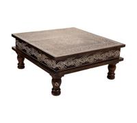 Mesa De Madera Pintado Artesanal