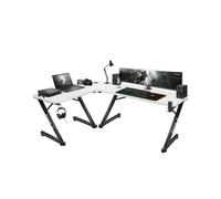 E_0002_S9139494 Huzaro Scrivania Gaming Huzaro HZ-Hero 7.0 Bianco Nero Fibra di