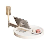 Mesa Plegable Montada en La Pared - Escritorio De Dormitorio, 180 ° Caffè Plegable De Rotación Esta Mesa Cuenta A Pared Con Una Función Rotatable De 180 Para Un USO Sin Esfuer