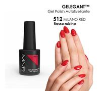 Mesauda Gelegant Gel Polish 512 Milano Red 8ml - smalto semipermanente