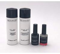 MESAUDA KIT SEMIPERMANENTE UNGHIE SMALTO GEL POLISH RIMOZIONE RAPIDA | BASE & TOP ULTRABOND