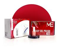Mesauda Me Starter Kit + Fornetto led - PRIMER - BASE & TOP - ULTRABOND - REMOVER CLEANSER - GEL POLISH Rosso 165 PASSION - Blocco Abrasivo + Omaggio Semipermanente 10 ml Zakiss