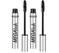 Mesauda Mega Lash Mascara Effetto Ciglia Finte (Confezione da 2)