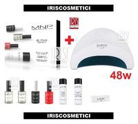 MESAUDA STARTER KIT GEL POLISH SEMIPERMANENTE 7 PZ + LAMPADA SUNONE UV LED 48W