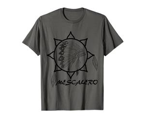 Mescalero Apache Indiano - Nero - Biker, Cowboy, Sioux Maglietta