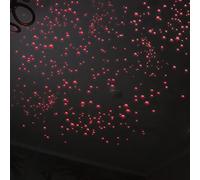 Meschett Decalcomanie decorative fosforescenti al buio, 633 pezzi, stelle stellate 3D che si illuminano al buio, per soffitto o parete e decorazione per la camera dei bambini, rosa