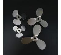 Mescolare il pappagallo, 1 elica da laboratorio in acciaio inossidabile DIA40mm a 120mm a tre pale, pagaia a foglie(12cm8mm push up)
