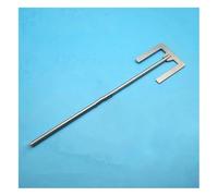 Mescolare il pappagallo, 1 pezzo di lama agitazione a paletta tipo E in acciaio inossidabile 304 con asta diverse dimensioni(70x8x350mm)