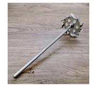 Mescolare il pappagallo, Disco di dispersione in acciaio inossidabile 304 con set aste diverse dimensioni(18cm disk with rod)