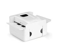 Mescolatore automatico di carte con batteria ricaricabile, strumento elettrico for mescolare le carte da poker Compatto e portatile(White)