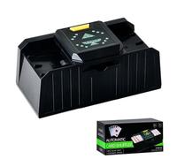 Mescolatore automatico per carte,Macchina automatica di mescolamento di carte da 2 mazzi | mescolatore elettrico con batterie a 2 copertine, mescolatore di carte per giochi di carte fatti in casa