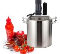 Mescolatore automatico per pentole, strumento di cottura a mani libere con velocità regolabili e raschietto per miscelazione a 4 lame per marmellate, salse, riempimento, pentole calde in cucina di