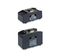 Mescolatore carte da gioco 2 scomparti Mescolatore automatico per carte