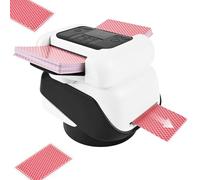 Mescolatore e Distributore Automatico di Carte 2-in-1, distribuzione a 360 gradi, adatto per 1-2 mazzi e 1-8 giocatori, per giochi come poker, blackjack, UNO, Texas Hold'em o personalizzabili.