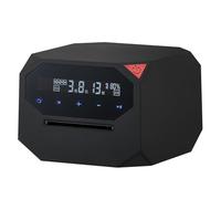 Mescolatore E Mazziere Automatico Di Carte Per 1-2 Mazzi, Macchina Da Poker Elettrica Con Base Girevole A 360°, Portatile Per Un Massimo Di 8 Giocatori black