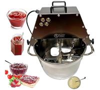 Mescolatore elettrico automatico per marmellate, doppio mixer con supporto in acciaio inox, perfetto per ketchup, condimenti per insalata, include ventilatore ausiliario e luce per un facile utilizzo