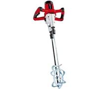 Einhell Colour Mortar Stirrer TE-MX 1600-2 CE Twin, 1600 W, cambio a 2 velocità, agitatori controrotanti, robusto supporto per agitatori esagonali, incl. 2 agitatori per malta Ø120 mm