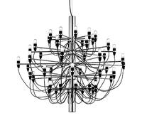 MESCXTY Candela Moderna Lampadario Isola Illuminazione a Sospensione Creativa Lampadina E14 Lampadario a Sospensione in Metallo Plafoniera per Interni Lampadario per Sala da Pranzo(50 Lights, Chrome)