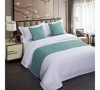 MESCXTY Copriletti da Letto per Hotel, copriletti King Size, Tinta Unita, copriletti ai Piedi della Regina, Decorazione per la casa, Biancheria da Letto Moderna ed Elegante (Colore: C2, Twin)