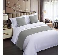 MESCXTY Copriletti da Letto per Hotel, copriletti King Size, Tinta Unita, copriletti ai Piedi della Regina, Decorazioni per la casa, Biancheria da Letto Moderna ed Elegante (Colore: C4, Cal-King Si