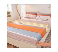 MESCXTY Lenzuolo con Angoli Queen Size Solo Jersey Knit Cozy T Shirt Come King Biancheria da Letto Copriletti Aderenti Elasticizzati in 4 direzioni Niente più scivolamenti per Il Materasso (Colore: