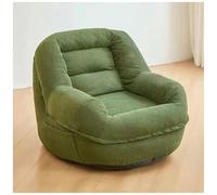 MESCXTY Pouf gigante per adulti, lavabile, super morbido, grande divano pigro con tasca per il pavimento, salotto relax, adatto per giochi, lettura, verde (verde, sedile singolo)