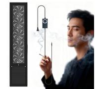 MESCXTY Ventilatore telescopico da Finestra, Retrattile Verticale per Camera da Letto, Cucina, Finestra a Battente, Impermeabile, velocità del Vento Regolabile, Nero 71~95 cm