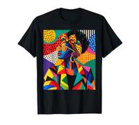 Mese Afro Americano della Storia Nera delle Donne Nere Afro Maglietta