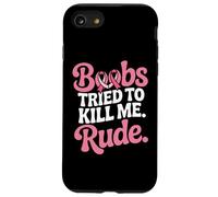 Mese dei sopravvissuti del nastro rosa divertente combattente del cancro al seno Custodia per iPhone SE (2020) / 7/8