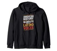 Mese del Patrimonio ispanico della Storia Americana Felpa con Cappuccio